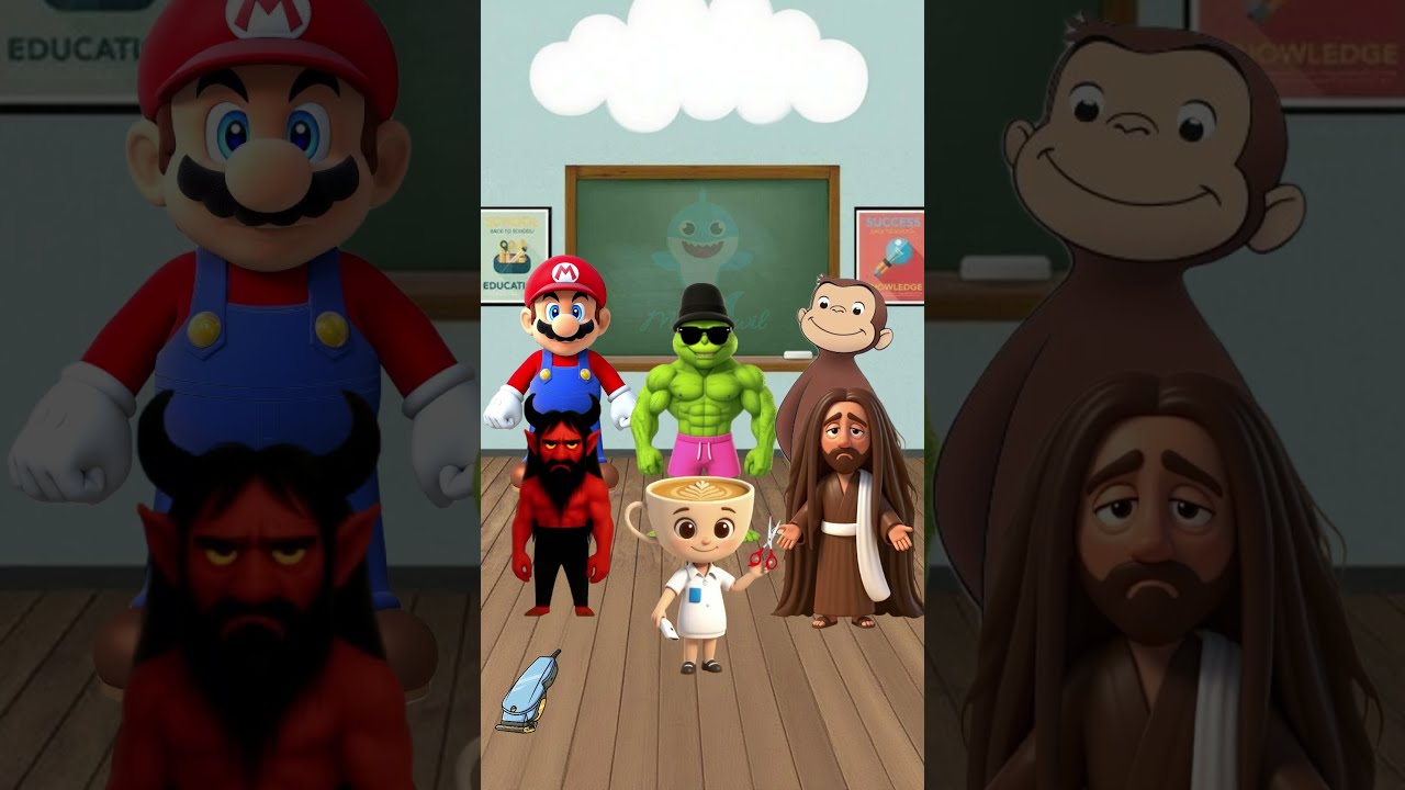Who Should Get A Haircut First Jesus Or The Devil 