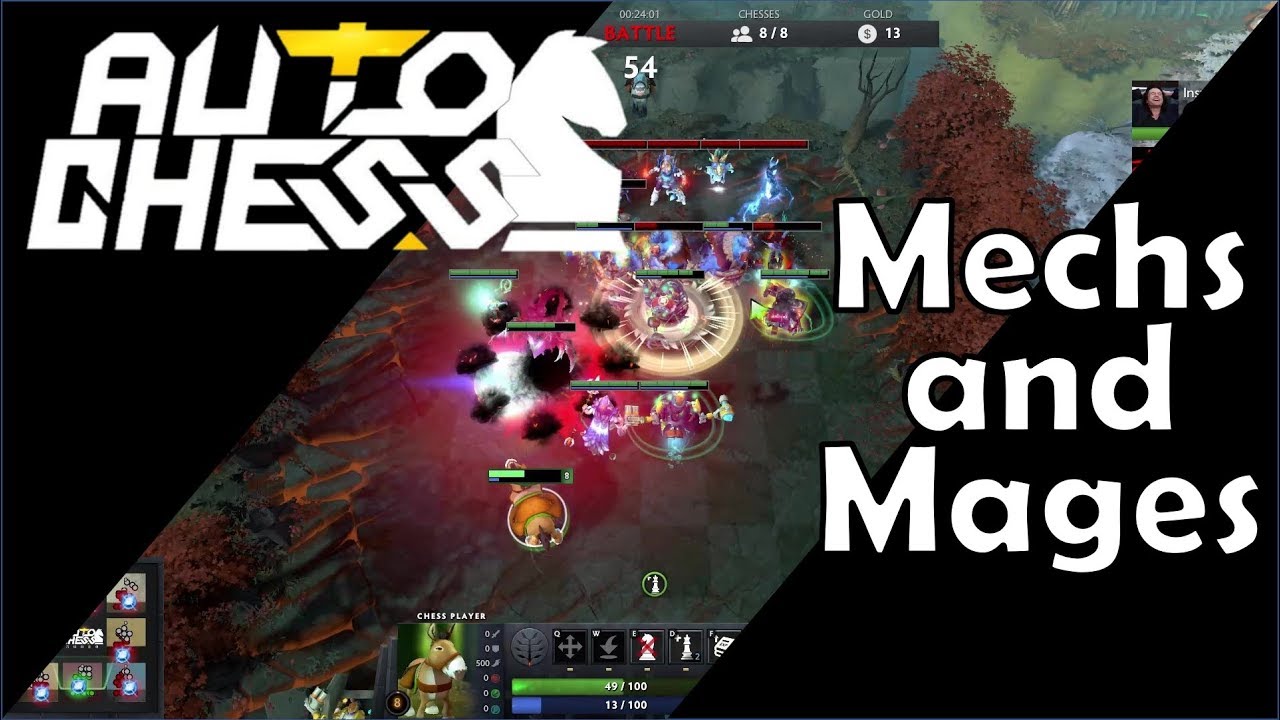 Dota Auto Chess Mechs And Mages And Warlocks Game 5