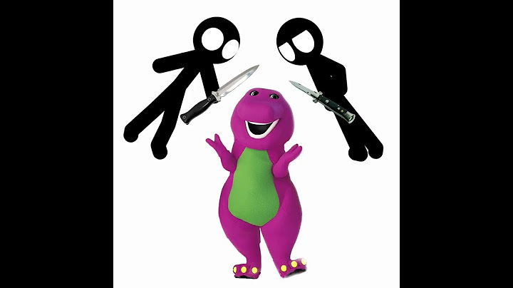I hate you , you hate me let's team up and k*ll Barney