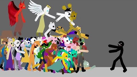 All Piggy jumpscares (Stick Nodes)