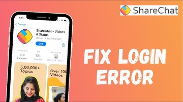How To Fix ShareChat Not Working Problem  | Solve Login Error in ShareChat App
