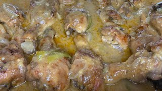 EASY SOUTHERN STYLE SMOTHERED CHICKEN NO FRYING NECESSARY OVEN BAKED