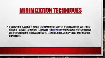 Synthesis of Combinational Logic Circuits