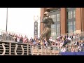 Peyton Manning bronze statue unveiled in front of Lucas Oil Stadium