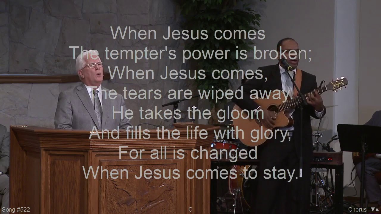 When Jesus Comes Song and Testimony Bro Peter YouTube