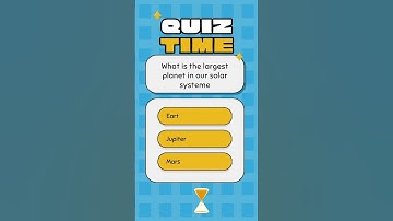 Quiz: What Is the Largest Planet in Our Solar System?Test your space knowledge!