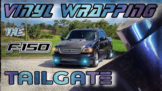 Vinyl Wrap on the F150 Tailgate Tailgate Wrap Installation