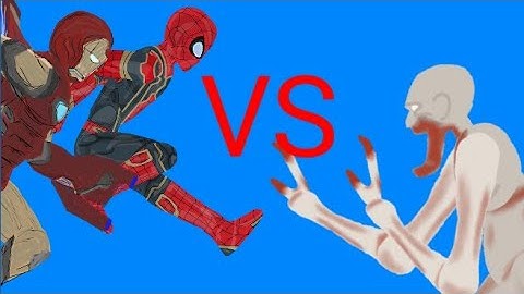 ironman spiderman VS SCP-096 (DC2) Creator gusjung