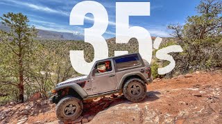 The Secret To 35s & NO LIFT? Does Stock Suspension Rub Off-Road? Jeep Wrangler JL Rubicon