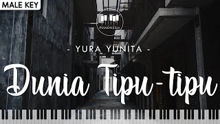 Yura Yunita - Dunia Tipu tipu (Male Key) Karaoke Piano