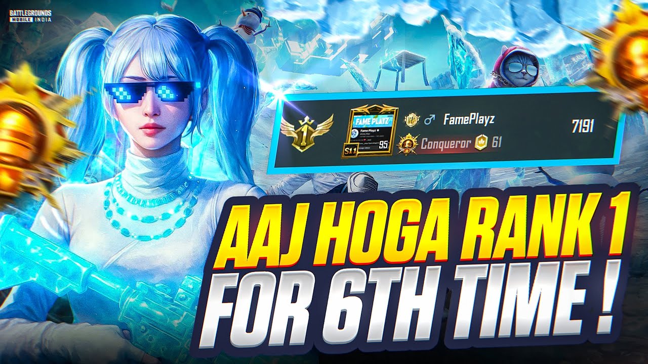 MG3 Rank-1 Player Is Live ☠️ || 