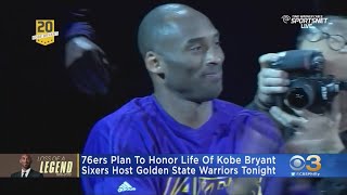 Sixers To Pay Special Tribute To Local Legend Kobe Bryant During Tuesday Night Game