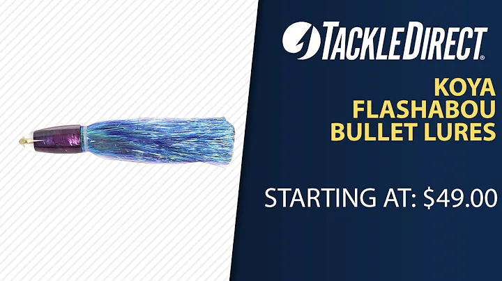 Koya Flashabou Bullet Trolling Lures at TackleDirect