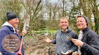 Saving The Lake, Planting Trees & Starting Work On The fosse Septic System For The Château. Ep45