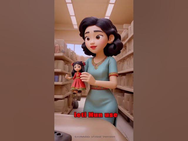 Doll ki kahani  | Cartoon Video | Hindi Video | 3D Animation | #shorts #shortvideo #story