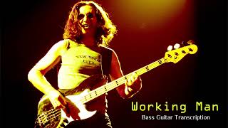 Rush-Working Man-Bass Tab and Notation