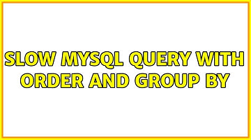 Slow MySQL query with Order and Group by (2 Solutions!!)