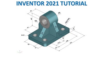 Inventor 2021 Tutorial #199 | 3D Modeling Basic Beginners
