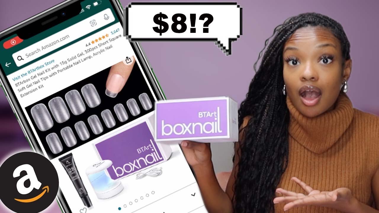 Trying a $8 BTartbox nail kit from Amazon ! | BTartbox nail haul