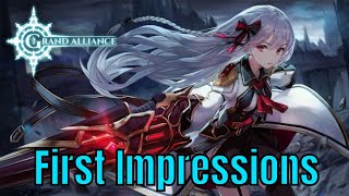 Grand Alliance: First Impressions/A Very Unique Experience/First Summons screenshot 5