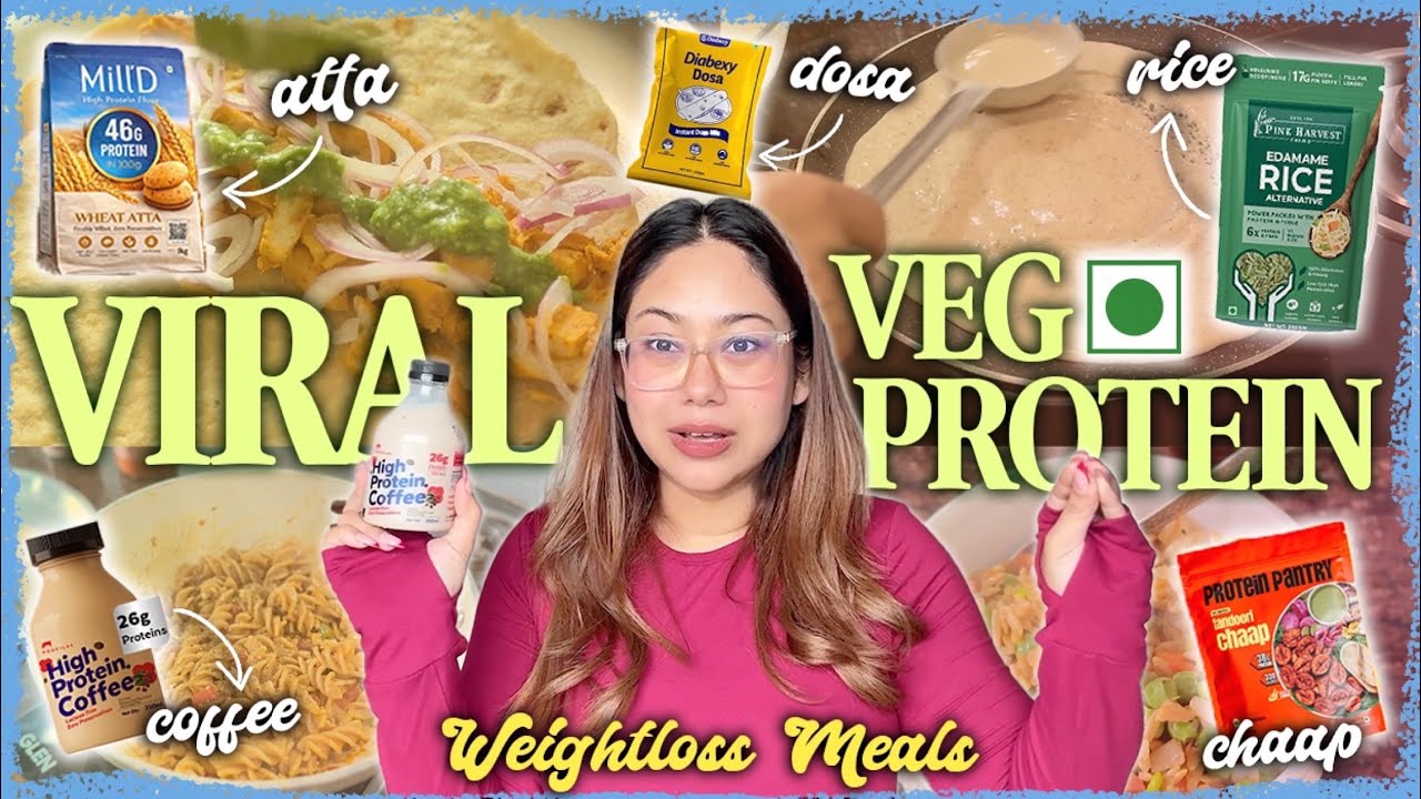 I Tried VIRAL Veg Protein For WeightLoss *Protein Coffee, Pasta, Roti, Dosa & Rice* | ThatQuirkyMiss