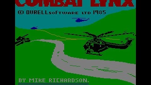 Combat Lynx Review for the Amstrad CPC by John Gage