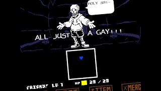 (HE GOES TOO FAR!!!) Pacifist Papyrus Survival Game  [ UNDERSWAP EDITION ]