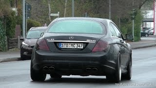 Mercedes CL 63 AMG - Loud decat Exhaust Sounds!