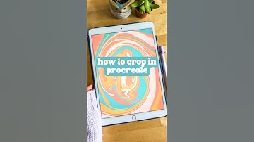 How to Crop in Procreate Tutorial #shorts #procreate