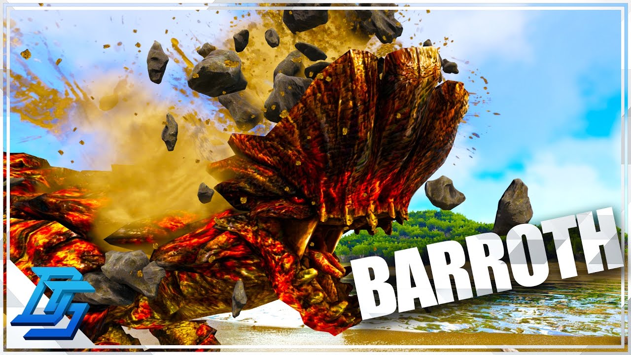 Barroth Tame - Monster Hunter - Ark Survival Evolved - Part 6 - YouTube