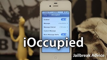 [Jailbreak Advice] iOccupied - Auto-Respond to Calls With A Message