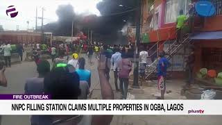 NNPC Filling Station Claims Multiple Properties In Ogba, Lagos