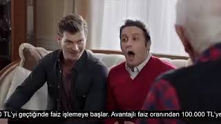 Akbank Kıvanç Tatlıtuğ İlker Ayrık Dede Reklamı