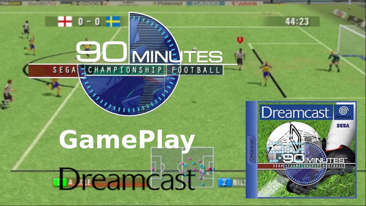 Jeu 90 MINUTES Pour SEGA DREAMCAST - Version PAL Complète, En Très Bon état