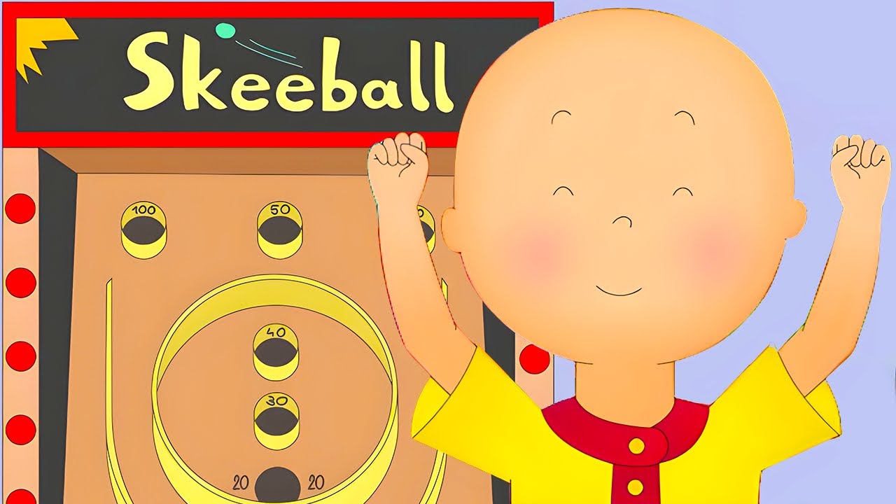 FUN AT THE ARCADE! 😆 😊 | CAILLOU | WildBrain Kids