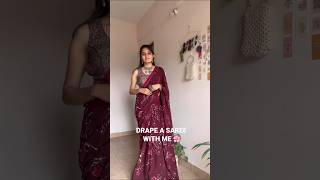 Drape saree with me 🌸 Day:36/365 #cottonsarees #drapingsaree #dailyvlog #fashionblogger #shorts Drape saree with me 🌸 Day:36/365 #cottonsarees #drapingsaree #dailyvlog #fashionblogger #shorts