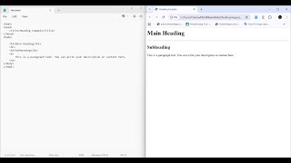 How to run HTML code in Notepad