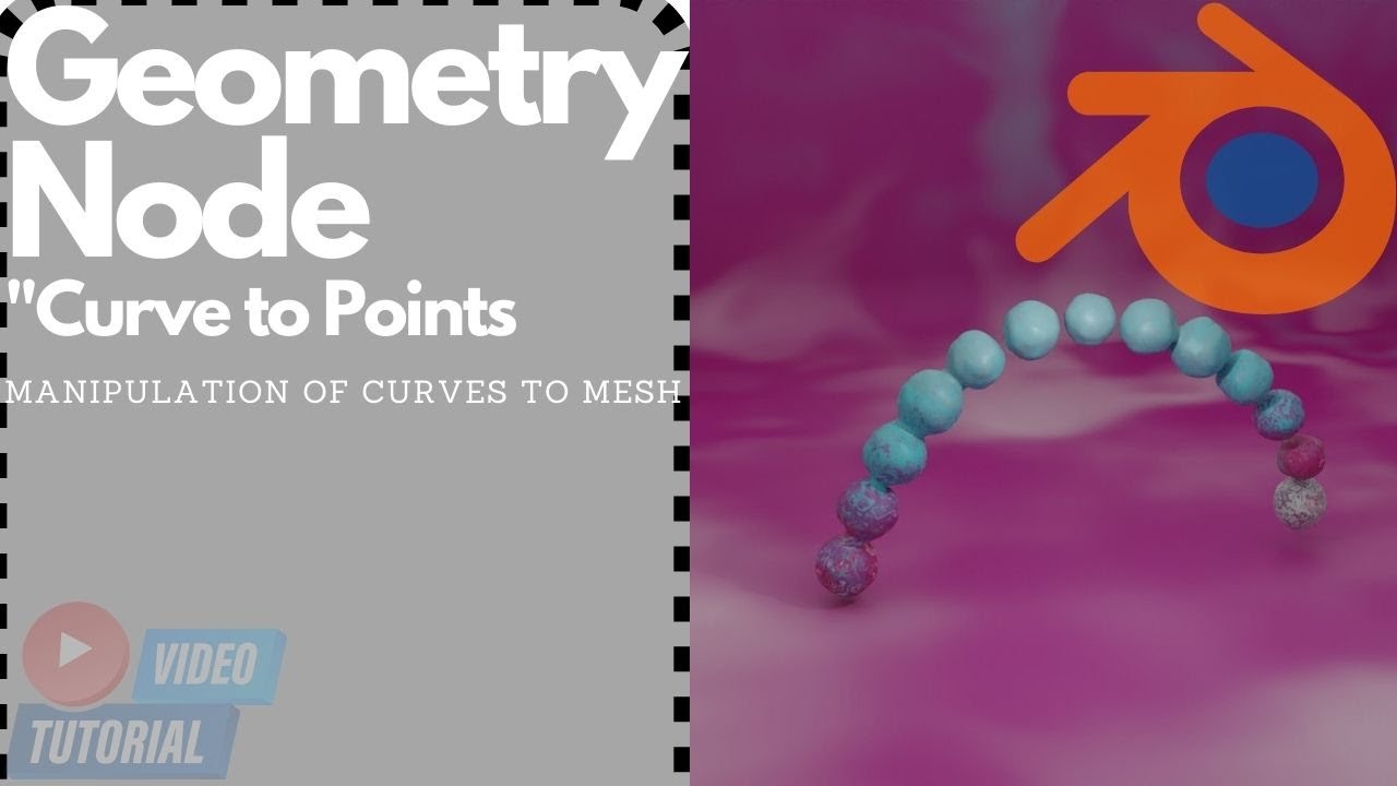 Geometry node Curve to points - YouTube