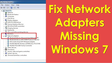 Network adapters missing windows 7