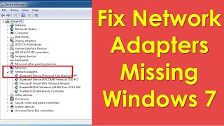 Network adapters missing windows 7 screenshot 4