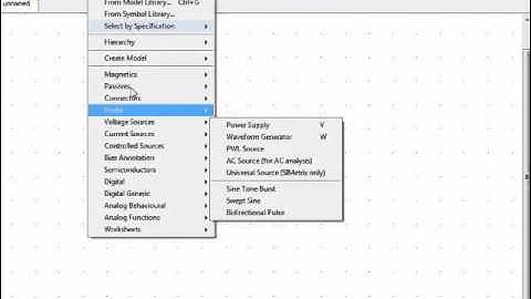 Simetrix Drawing Menu