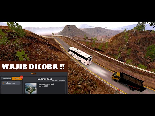 Mod Map BUSSID V3.7.1 Pedesaan Jalan Tanah Offroad!! || #bussimulatorindonesia class=