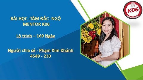 BUỔI 45- MENTOR WIT K06- ỨNG DỤNG CỖ MÁY TÍCH TẠO CÔNG ĐỨC PHƯỚC ĐỨC TRONG TƯ VẤN HUẤN LUYỆN
