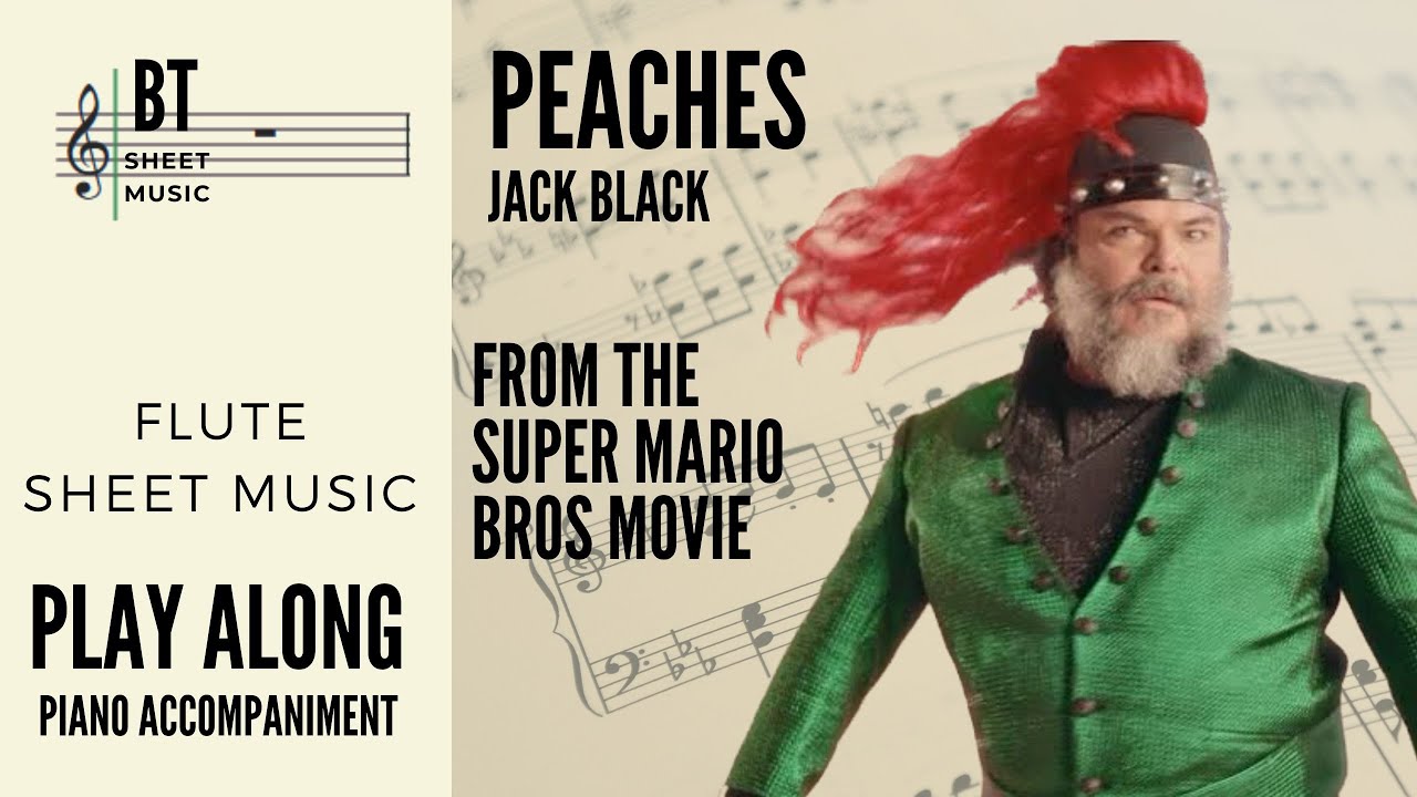 Peaches (for violin) [with fingerings] - Jack Black Sheet music for Violin  (Solo)