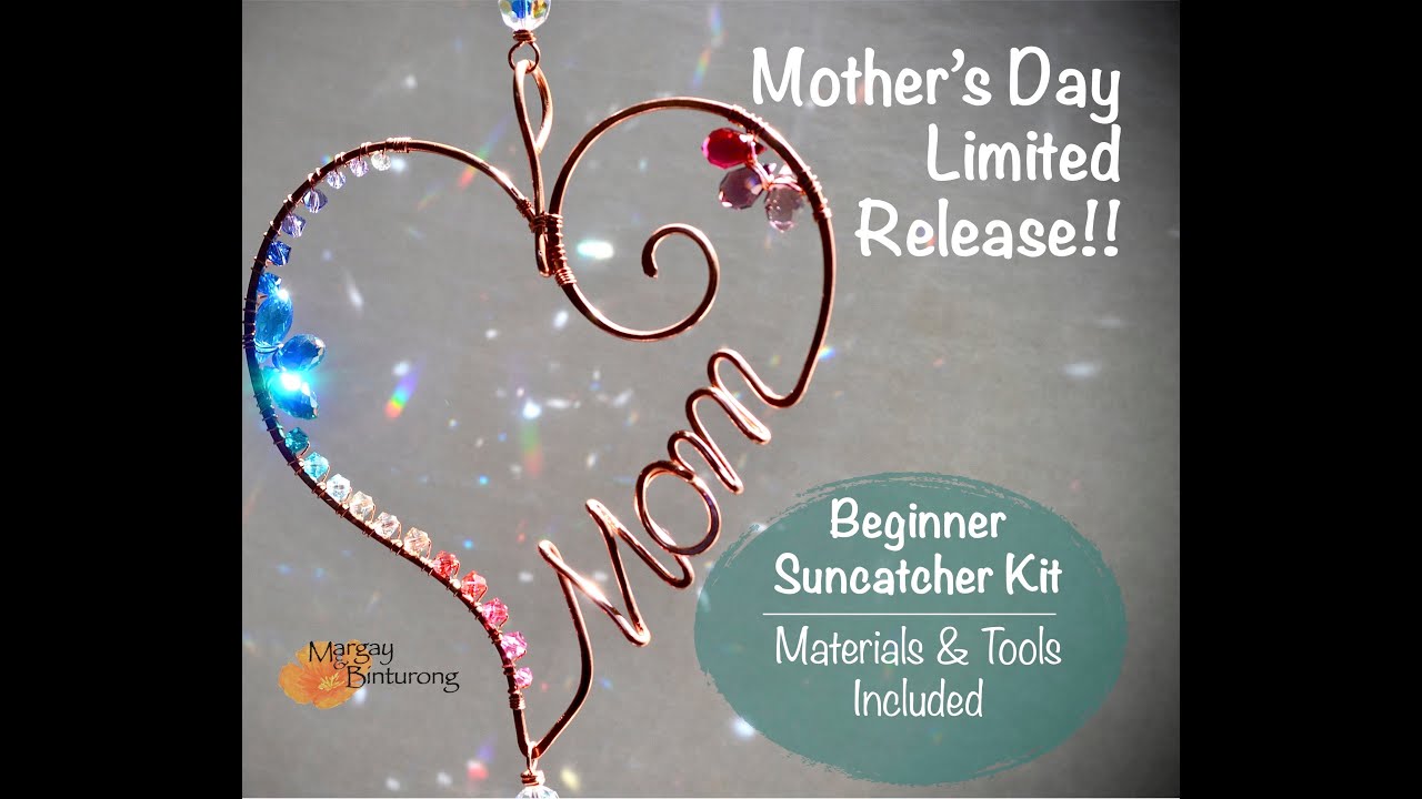 Making a DIY Suncatcher Kit for Mothers Day 2020 