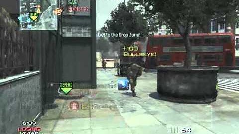 MW3 Drop Zone Knife Only Rampage.