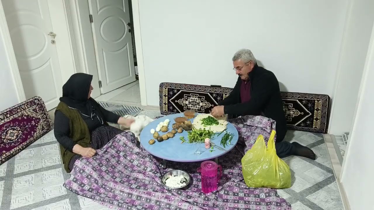 KÜZÜNE SOBADA YUMURTA PATATES ETTEN GÜZEL OLDU