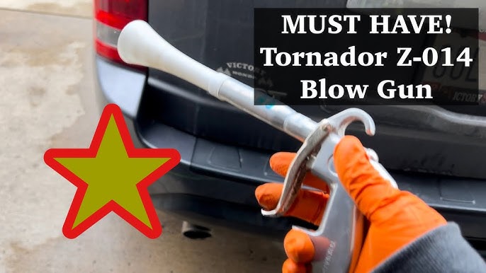 Tornador blow gun has a vortex funnel and it really works welll. Bette