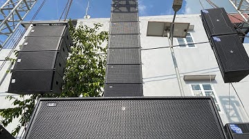 Rụng Tim : Line Array LX LA12, Sub TW218 Quá Dữ. Máy Quay không thể Thu Nổi vì Quá Khủng.