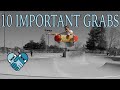 How to do Skateboarding GRABS, Transition and Street, All Ability Levels, Slow motion, Safety, Style